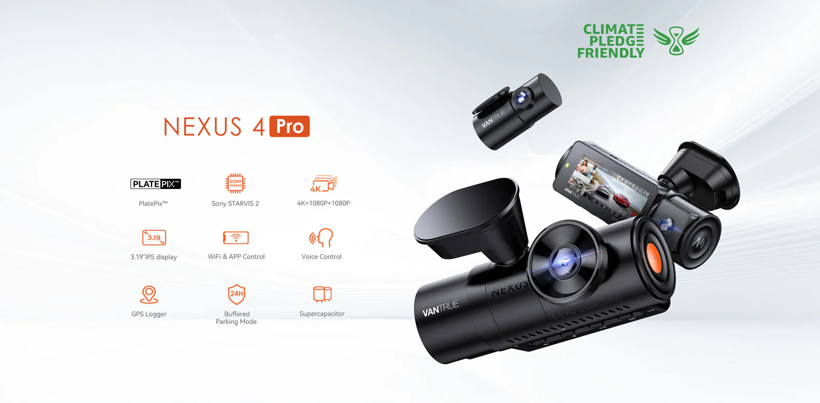 Vantrue Nexus 4 Pro features